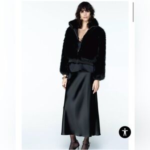 Zara Black Maxi Skirt